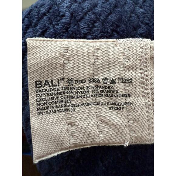 Bali One Smooth You Underwire Minimizer Bra 34DDD 3386 - Picture 5 of 5